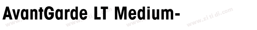 AvantGarde LT Medium字体转换